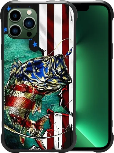 Vista 24 de Funda para iPhone 11 Pro, Funda con Bandera Americana para iPhone 11 Pro Diseño para Hombres Niños [Anti-Rayones] Antideslizante+A Prueba de Golpes