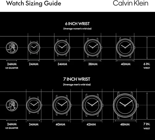 Vista 6 de Calvin Klein Reloj de mujer con bisel retorcido - 24mm 2H de cuarzo - Brazalete ajustable de acero inoxidable - Resistente al agua hasta 30 metros