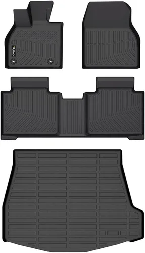 Vista 79 de Tapetes de piso para todo clima y forro de carga con respaldo para Chevrolet Suburban de 7 asientos 2021-2025 / GMC Yukon XL de 7 asientos
