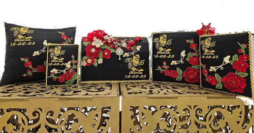 Vista 6 de A&C Quinceañeras and More Accessories Quince Set Sweet Sixteen Accessories Quinceanera Gift Idea Quinceanera decorations 183 Cowboy Boot theme