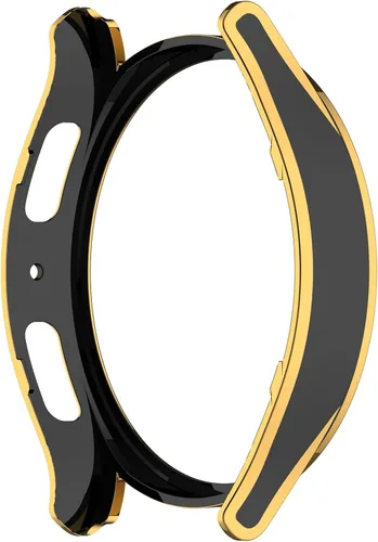 Vista 4 de LOKEKE Funda protectora de policarbonato compatible con Samsung Galaxy Watch 5/4 de 1.575 pulgadas con protector de pantalla de vidrio templado