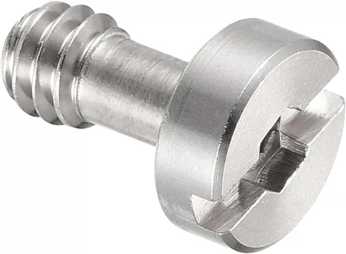 Vista 5 de uxcell Tornillo de trípode para cámara, adaptadores de tornillo de montaje macho de 1/4 pulgadas, ranurados de 0.47 pulgadas de longitud
