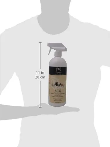 Vista 2 de Espana Silk ESP0220E Champú sin agua de proteína de seda especialmente formulado para caballos, 33.82 onzas