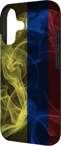 Vista 2 de Smoky Colombia Flag - Funda de orgullo colombiano para iPhone 17