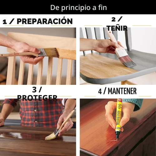Vista 2 de Minwax 609504444 Pisos de madera Reviver, 32 onzas, brillo intenso