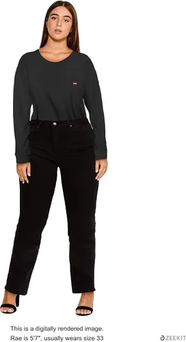 Vista 5 de Levi's 724 Jeans rectos de tiro alto para mujer (también disponibles en talla extragrande)