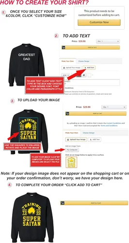 Vista 2 de Sudadera personalizada con cuello redondo y diseño de texto