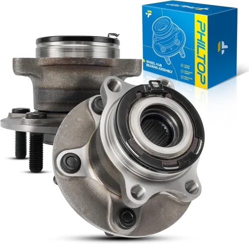 Vista 65 de PHILTOP 512012 x2 Conjunto de cubo de cojinete de rueda trasera para Volkswagen Jetta for 1998-2010 Volkswagen Beetle, 1999-2005 Volkswagen Jetta
