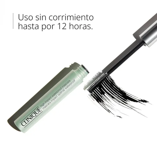 Vista 2 de Clinique High Impact Waterproof Mascara Lengthening, Volumizing, Smudge-Proof + Safe For Sensitive Eyes
