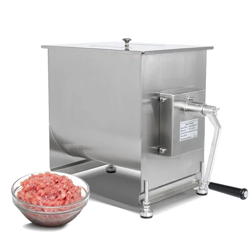 Vista 10 de Hakka - Mezclador manual de carne de 15 libras/7.5 L, tanque fijo de acero inoxidable de 10 L, sin caja de engranajes, mezclador de carne
