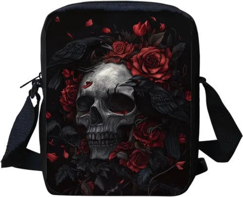 Vista 44 de Halloween Cat Small Messenger Bag Crossbody Shoulder Bag for Women Black Cat Pumpkin