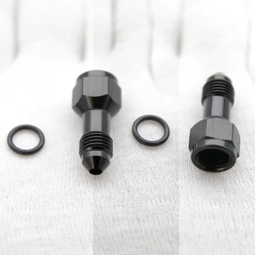 Vista 9 de Aluminio 3AN hembra a 3AN macho extensor de montaje, conector adaptador de extensiones AN3 con anillo tórico, negro