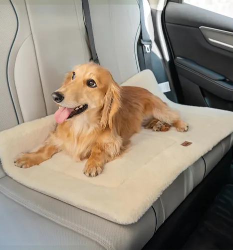Vista 7 de Made4Pets Cojín Cama para Jaula de Perros Medianos y Grandes, Lavable y Reversible, Tapete Antideslizante para Perrera para un Sueño Acogedor, Cama