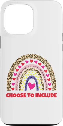 Vista 24 de Choose to Include Leopard Rainbow Special Needs Awareness Case for iPhone 17