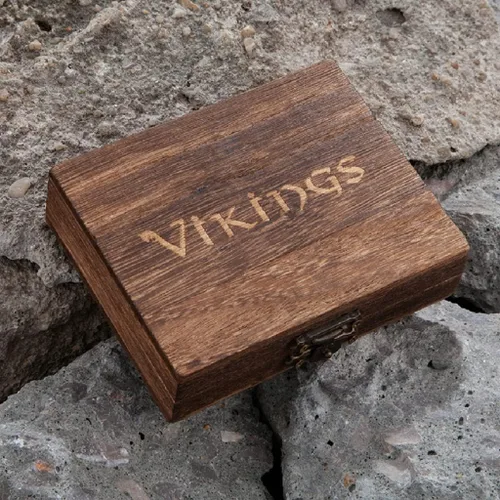 Vista 6 de HFUHLK Collar de cabeza de lobo vikingo, colgante de fenrir nórdico talismán escandinavo, joyería de acero inoxidable para hombre con cadena de 22