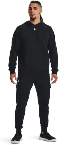 Vista 3 de Under Armour Rival - Sudadera de vellón con capucha para hombre