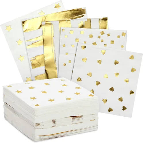 Vista 9 de Sparkle and Bash Servilletas de cóctel para bebé, 5 x 5 pulgadas, plegadas, 100 unidades, 3 capas, color rosa degradado, servilletas de papel