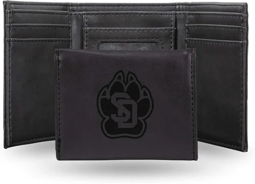 Vista 40 de NCAA Rico Industries - Billetera triple grabada con láser, con grabado láser, accesorio para hombre