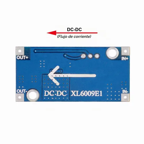 Vista 4 de XL6009 Convertidor de impulso de CC a CC 3.0-30V a 5-35V Módulo de potencia de transformador elevador, paquete de 6