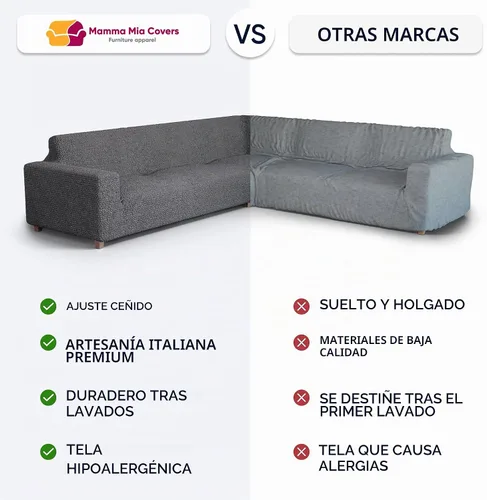 Vista 3 de PAULATO BY GA.I.CO. Funda para muebles, sillón, sofá, desmontable elástica de doble vía - Hecha en Italia - Colección Mille Righe Azul