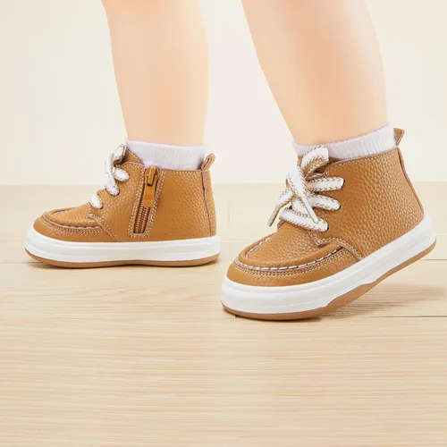 Vista 2 de BMCiTYBM Zapatos para bebé niño y niña, tenis antideslizantes suaves y ligeros, zapatos para caminar de primer paso, 6, 9, 12, 18, 24 meses