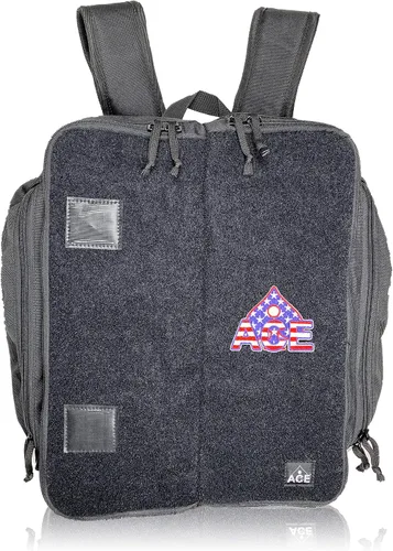 Vista 2 de ACE PRO Cornhole Backpack with ACE Patch - Holds Up to Six Cornhole Bag Sets (Up to 24 Bags)