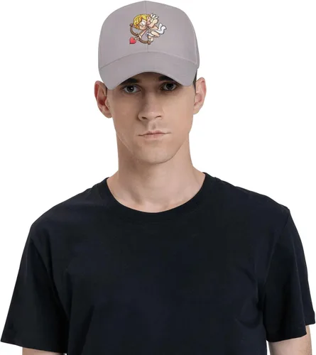 Vista 8 de Valentine's Day Angel Baseball Cap for Men Women Classic Solid Color Adjustable Dad Hat