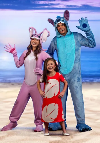 Vista 3 de Disfraz de Ángel de Lilo y Stitch de Disney para Niños Pequeños Multicolor
