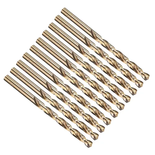 Vista 84 de PATIKIL Broca Jobber de 0.039 in, vástago recto M35 cobalto 5% acero de alta velocidad 135° acabado dorado para metal duro de acero inoxidable - 2