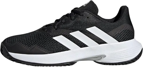 Vista 2 de adidas Courtjam Control - Tenis para mujer, Core BlackCloud WhiteSilver Metall