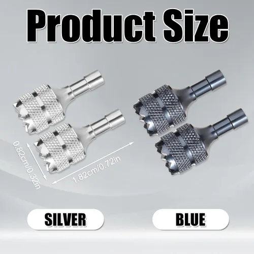 Vista 2 de 4 palillos de control de drone 3 Pro RC Smart Controller, joysticks remotos desmontables de repuesto (azul plateado)
