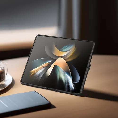 Vista 7 de SaharaCase - Serie Grip con función atril y lápiz capacitivo, funda compatible con Samsung Galaxy Z Fold5 (2023) [parachoques a prueba de golpes]