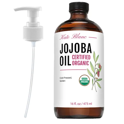 Vista 10 de Aceite de Jojoba, certificado Orgánico USDA, 100% Puro, prensado en frío, sin refinar. Revitaliza el cabello y le da a la piel una apariencia