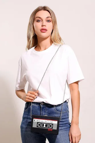 Vista 8 de JeVenis Bolsos de hip hop de los años 90, bolsos de cadena vintage, traje de los años 90 para mujeres, accesorios de los años 90 para mujer