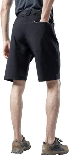Vista 7 de Mr.Stream Pantalones cortos de carga elásticos con múltiples bolsillos y secado rápido para hombre