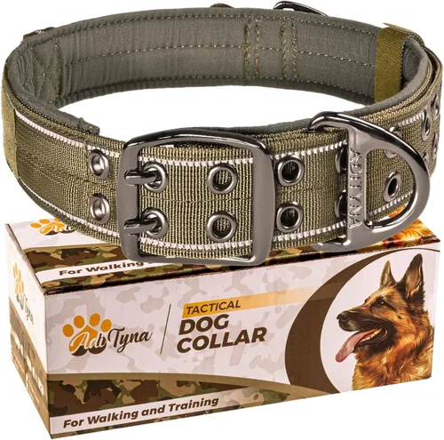 Vista 13 de ADITYNA - Collar de perro resistente con asa, XXL, cuello ajustable de 30 a 36 pulgadas Diseñado exclusivamente para razas de perros enormes como