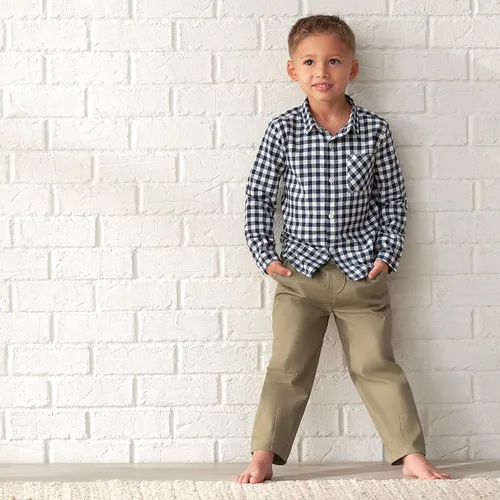 Vista 8 de Gerber Pantalones de lona para bebés y niños pequeños