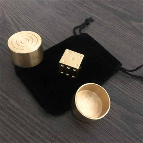 Vista 3 de Enjoyer Metal Mental Die Predicción Trucos De Dados Mágicos Dados Trucos Dados Trucos Predicción Magia Accesorios Mágicos Primer Plano Mentalismo