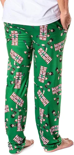 Vista 2 de Hunter X Hunter Gon Freecss Allover - Pantalones de pijama para hombre