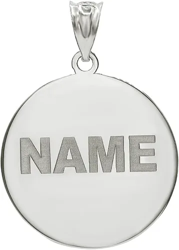 Vista 2 de Colgante de oro amarillo de 10 o 14 quilates, blanco o rosa con nombre personalizado de Yin Yang Tai Chi, lindo colgante de huella de cachorro