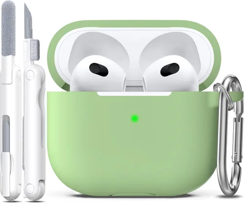 Vista 129 de R-fun for AirPods 2nd/1st Case Silicone Cover, Banana Violet Violeta plátano