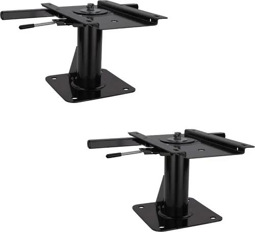 Vista 9 de RecPro Silla de capitanes de pedestal para caravana, base de montaje, silla de conductor y pasajero (1 base, 7 pulgadas)