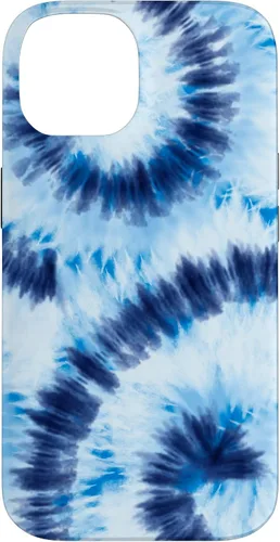 Vista 4 de Blue Tie Dye Swirl Case for iPhone 17