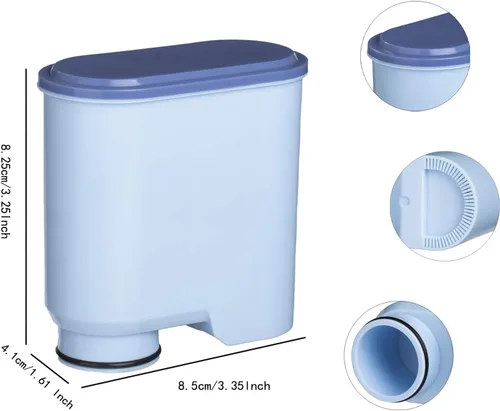 Vista 2 de Filtro de café compatible con Philips AquaClean, CA6903 (paquete de 2) Filtro de agua Aqua Clean para máquinas de café completamente automáticas