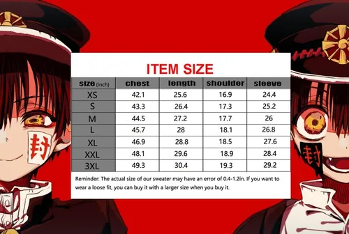 Vista 6 de Timmor Anime Toilet-Bound Hanako-kun Cosplay Hoodie with Earring, Christmas Helloween Gift 3D Printed Sweatshirt.
