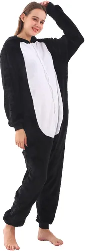 Vista 8 de Pijamas de animales para adultos, disfraces de una pieza para hombres, mujeres, unisex, adolescentes, rana verde