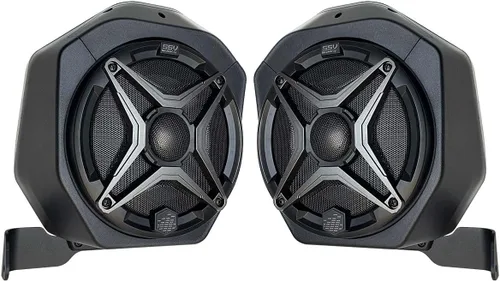 Vista 5 de SSV Works 2021-2026 Ford Bronco 2-Door Rear Speaker Pod Upgrade 6.5" Weatherproof Plug & Play Roll Cage Mount Speaker Pod w/SSV A6 120w Speakers