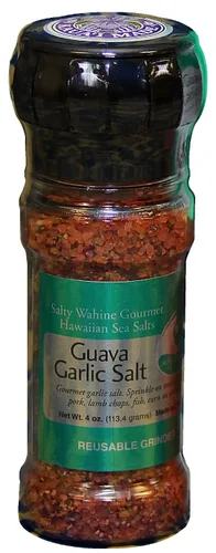 Vista 6 de Salty Wahine Gourmet Hawaiian Sea Salts, Lava negra, 4 onzas