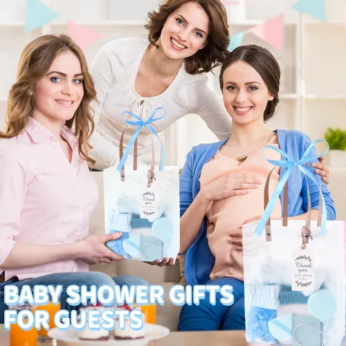 Vista 6 de 85 piezas de premios de baby shower para ganadores del juego, regalos de baby shower, incluyendo diadema, cepillo para el pelo, espejos, caja