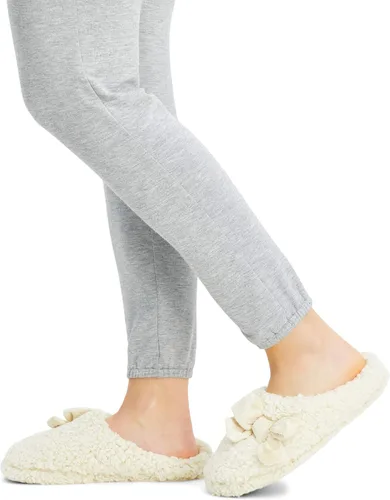 Vista 9 de Jessica Simpson Womens Plush Marshmallow Slide on House Slipper Clog with Memory Foam